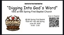 VBS at Mill Spring First Baptist Church!